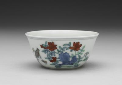 图片[3]-Chicken cup in doucai painted enamels, Ming dynasty, Chenghua reign, 1465-1487-China Archive